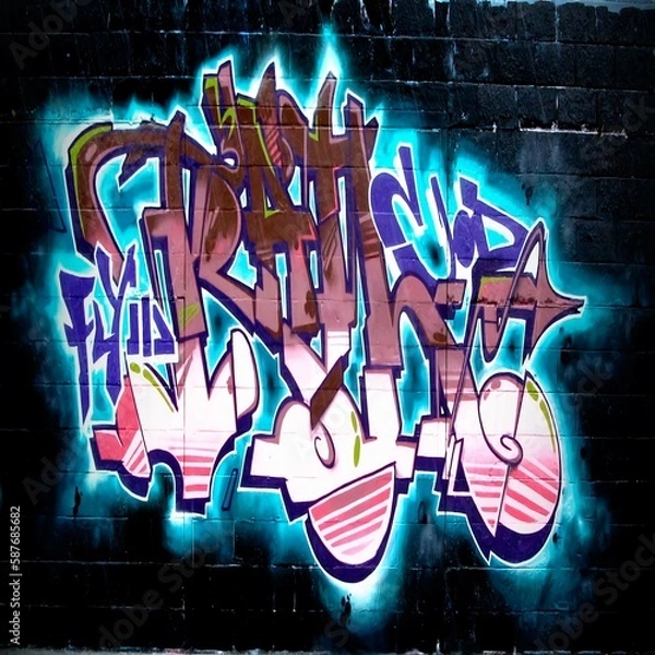 Obraz graffiti on the wall05