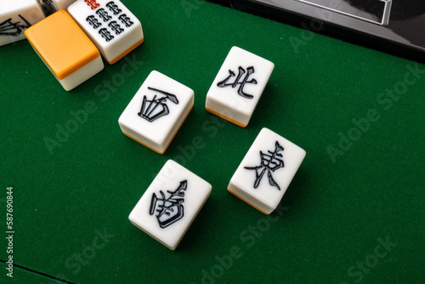 Obraz 麻雀 東西南北