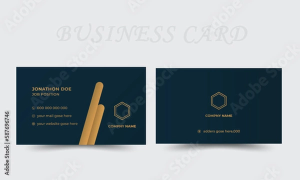 Fototapeta luxury business card design,Business card design,template with card,modern luxury business card design