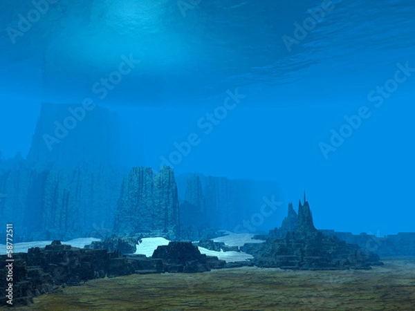 Fototapeta 3D Ocean floor