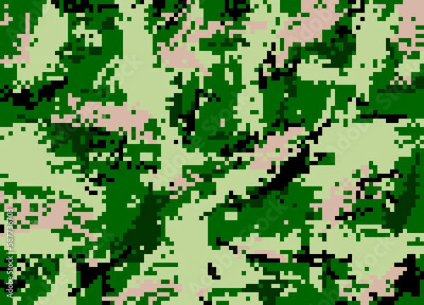 Obraz pattern, illustration, pixel, color, texture, design, wallpaper, digital, shape, element, art, geometric, world