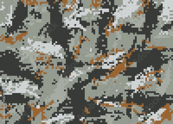 Obraz pattern, illustration, pixel, color, texture, design, wallpaper, digital, shape, element, art, geometric, world
