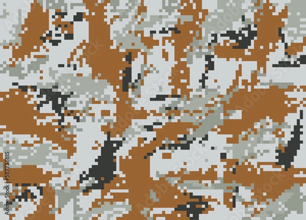 Obraz pattern, illustration, pixel, color, texture, design, wallpaper, digital, shape, element, art, geometric, world