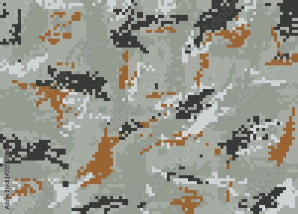 Obraz pattern, illustration, pixel, color, texture, design, wallpaper, digital, shape, element, art, geometric, world