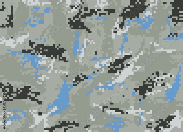 Obraz pattern, illustration, pixel, color, texture, design, wallpaper, digital, shape, element, art, geometric, world