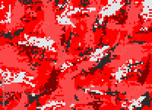 Obraz pattern, illustration, pixel, color, texture, design, wallpaper, digital, shape, element, art, geometric, world