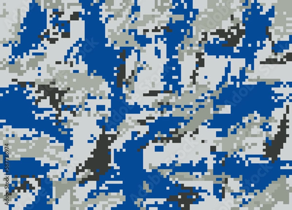 Obraz pattern, illustration, pixel, color, texture, design, wallpaper, digital, shape, element, art, geometric, world