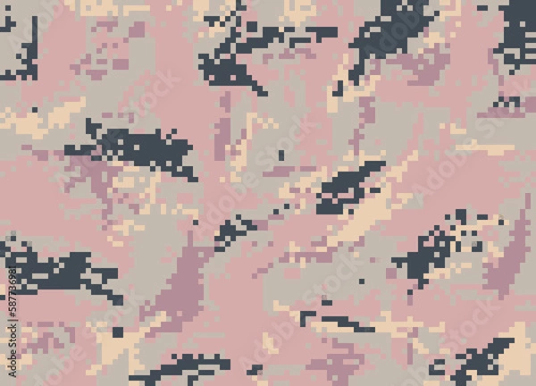 Obraz pattern, illustration, pixel, color, texture, design, wallpaper, digital, shape, element, art, geometric, world