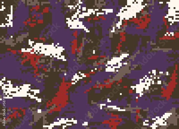 Obraz pattern, illustration, pixel, color, texture, design, wallpaper, digital, shape, element, art, geometric, world
