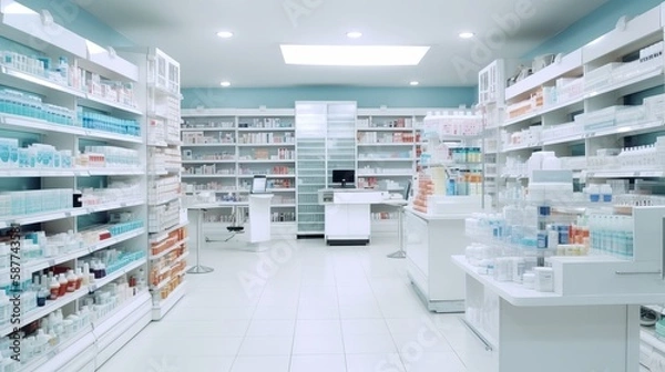 Obraz Blurred Drugstore Background Defocus