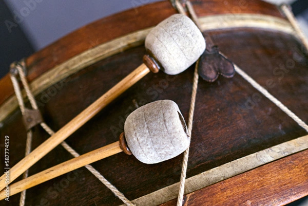 Obraz tambour et batons