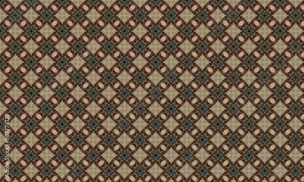 Fototapeta seamless pattern with shapes