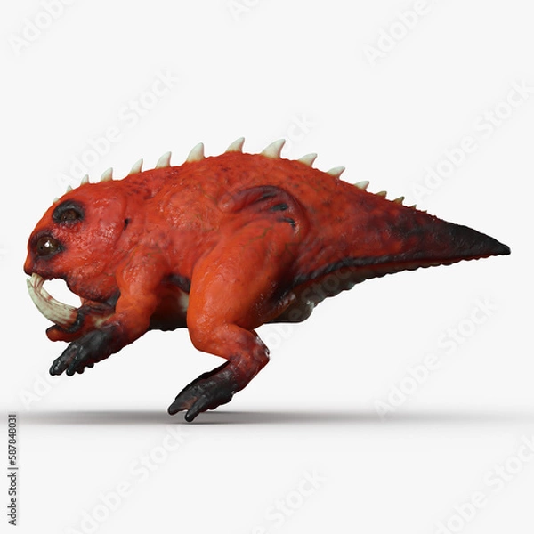 Obraz Lizard Demon 3D CGI Render