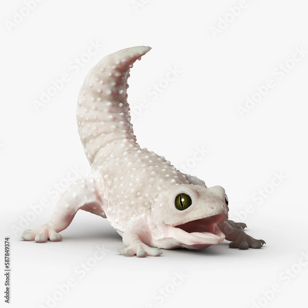 Obraz Gecko Reptile 3D CGI Render