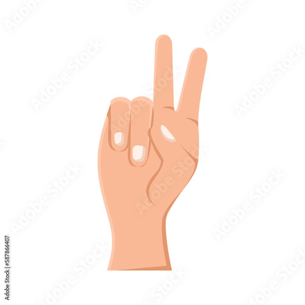 Fototapeta Hand Expression Logo Vector Template Design Illustration