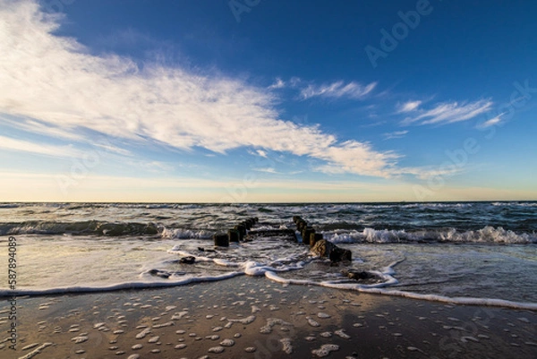 Obraz beach in winter