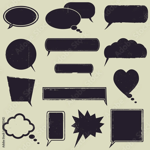 Fototapeta Speech bubbles