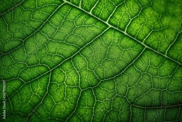 Obraz green leaf texture