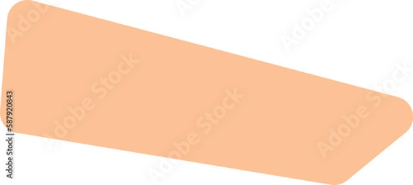 Fototapeta Hand drawn blob abstract arts vector element. Organic Shapes and brush design for cover, banner background. social post and stories background decoration, print, wallpaper. Vector illustration