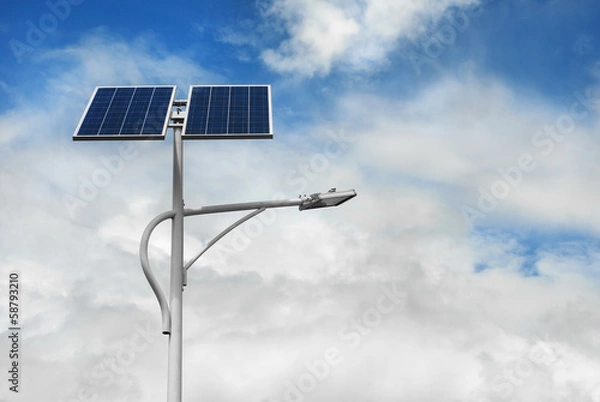 Obraz solar powered street light