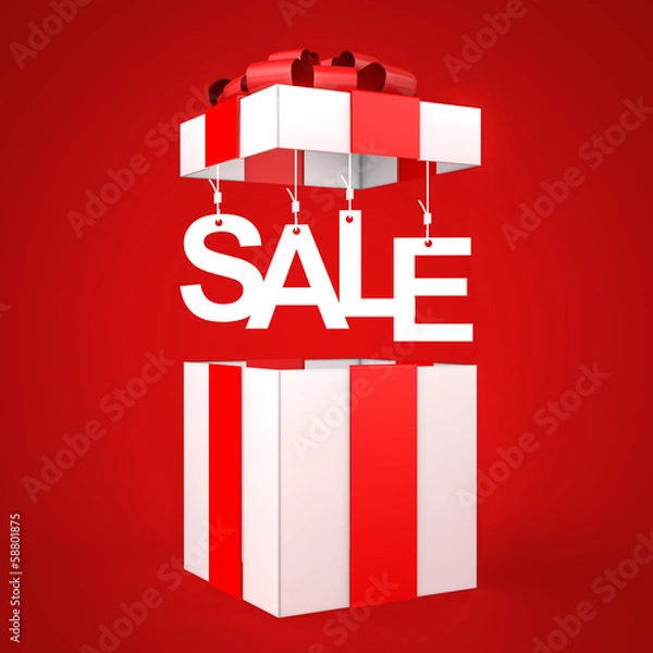 Fototapeta Geschenk Sale