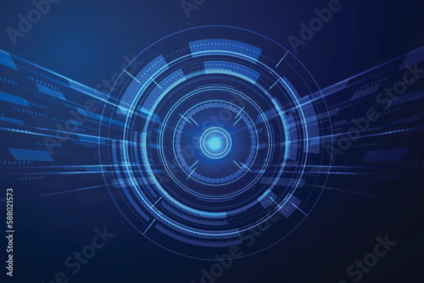 Obraz abstract, background, big data, blue, business, circle, code, communication, computer, concept, connect, connection, creative, cyber, cyberspace, data, database, design, digital, electronic, future, f