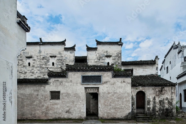 Obraz hui style architecture, china