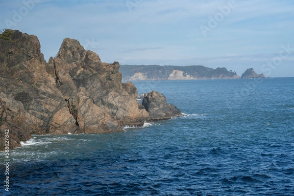 Fototapeta 小袖海岸から久慈湾を臨む