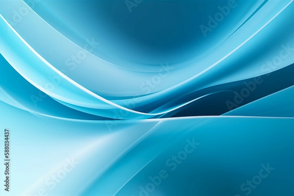 Fototapeta Elegant blue wave pattern abstract background