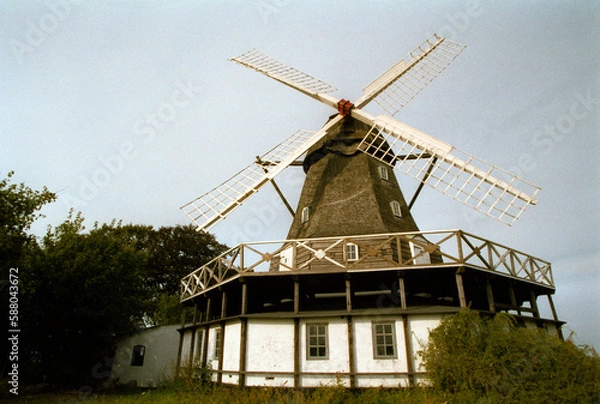 Obraz Traditional windmill - Aero - Denmark
