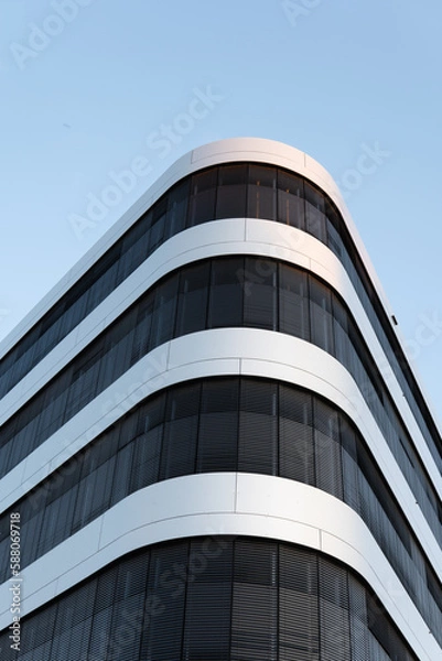 Fototapeta Moderne Gebäudefassade