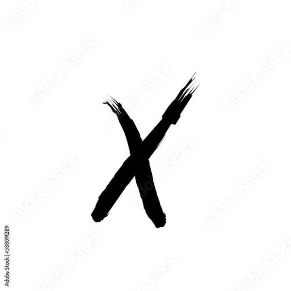 Obraz Lettering Alphabet with hand drawn, Alphabet Font, Hand Drawn Font,