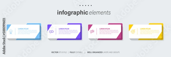 Obraz Vector infographic template
