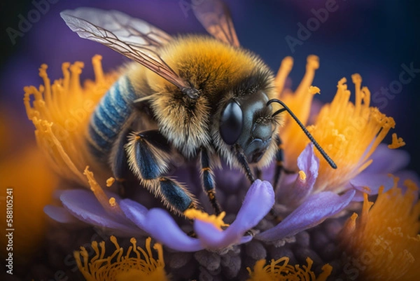 Obraz Bee on a flower