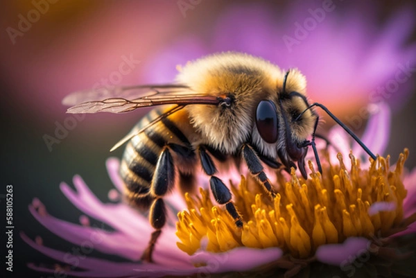 Obraz Bee on a flower