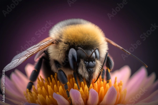 Obraz Bee on a flower