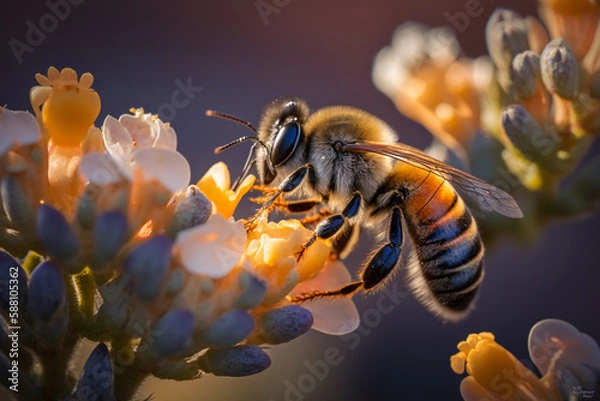 Obraz Bee on a flower