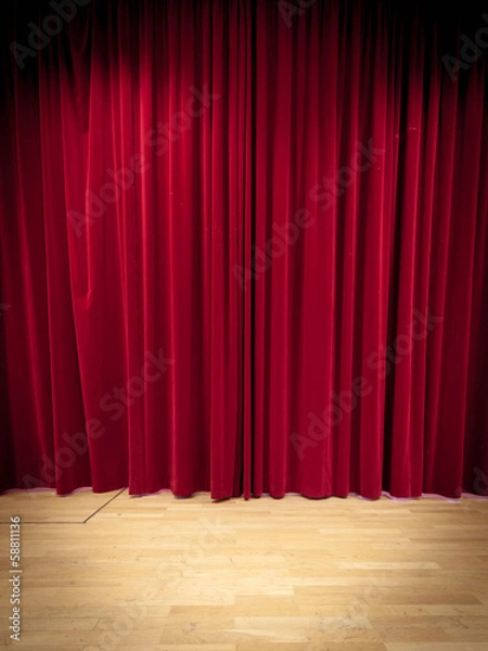 Fototapeta Roter Vorhang