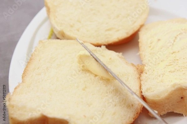 Obraz Bread with butter