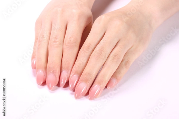 Obraz ネイルをした女性の手