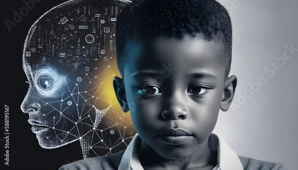 Obraz Personalized Education with AI. Generative AI.