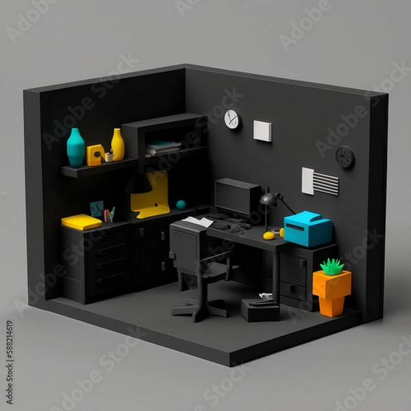 Obraz Plasticine office