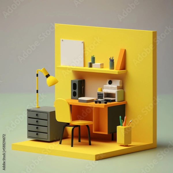 Obraz Plasticine office