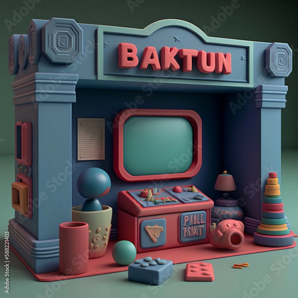 Obraz Plasticine Gaming Room