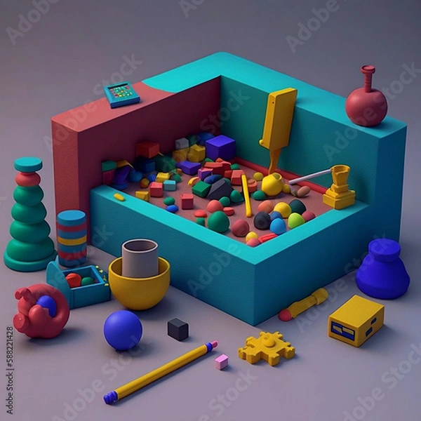 Obraz Plasticine Gaming Room