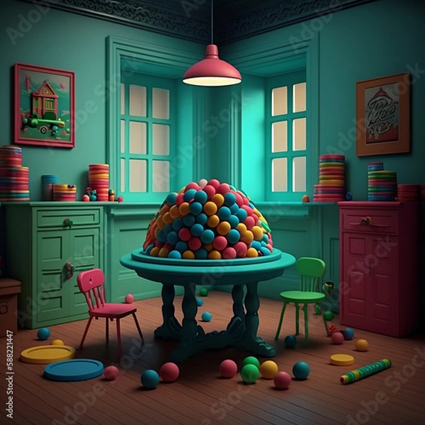 Obraz Plasticine Gaming Room