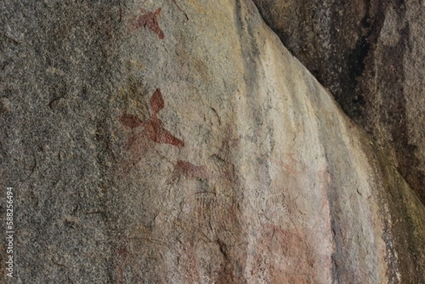 Fototapeta Matobo National Park cave paintings