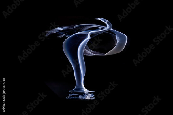 Obraz Big smoke letter P