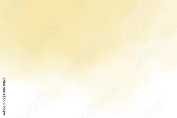 Obraz オレンジ色のふわふわした雰囲気の水彩テクスチャ(透過)