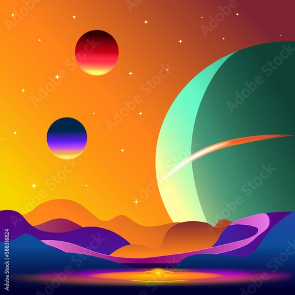 Fototapeta Space giants